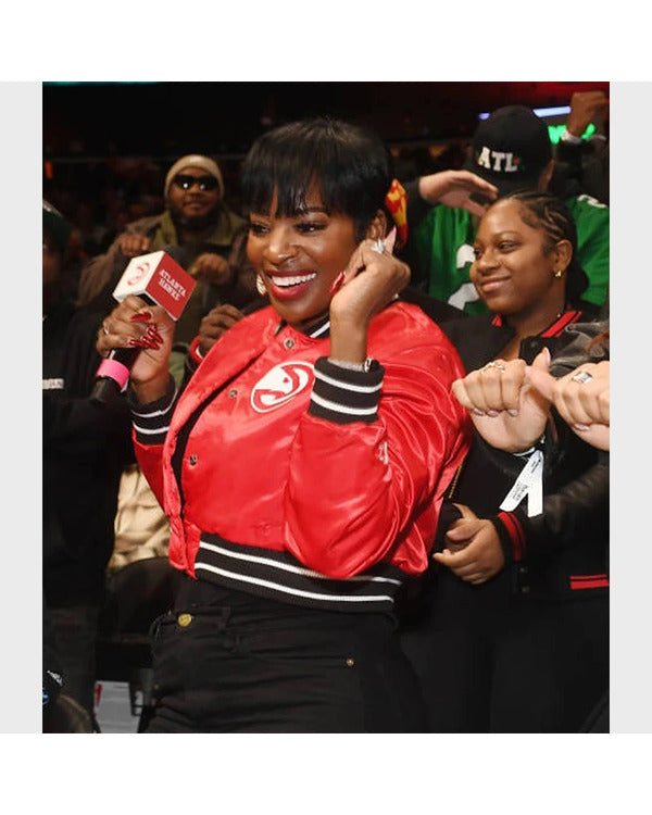 Shamea Morton Atlanta Hawks Varsity Jacket Super Star Jacket