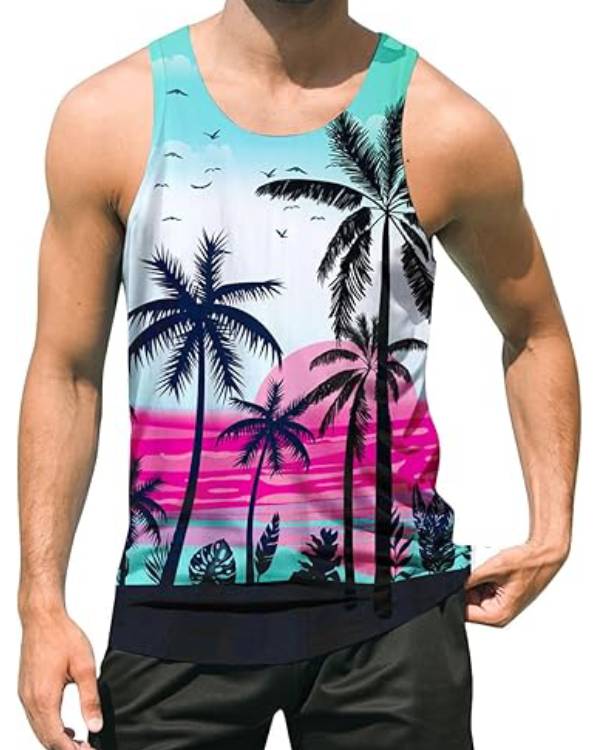 Bachelor in Paradise Jack Lencioni Palm Tree Tank Top Superstar Jacket