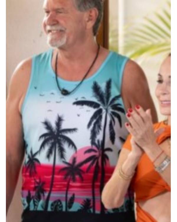 Bachelor in Paradise Jack Lencioni Palm Tree Tank Top Superstar Jacket