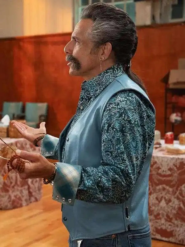 Ben Stiller Happy Gilmore 2 Blue Vest