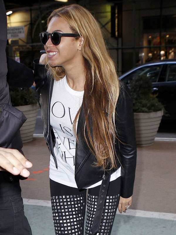 Beyonce Biker Leather Jacket Superstar Jacket