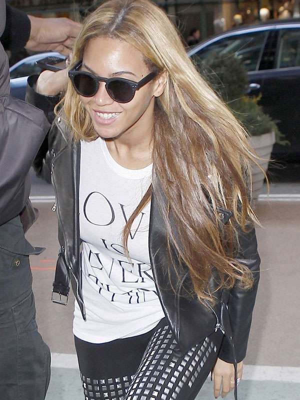 Beyonce Biker Leather Jacket Superstar Jacket