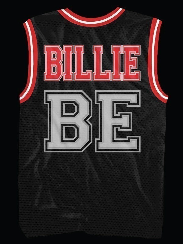 Billie Eilish Red And Black Jersey Super Star Jacket