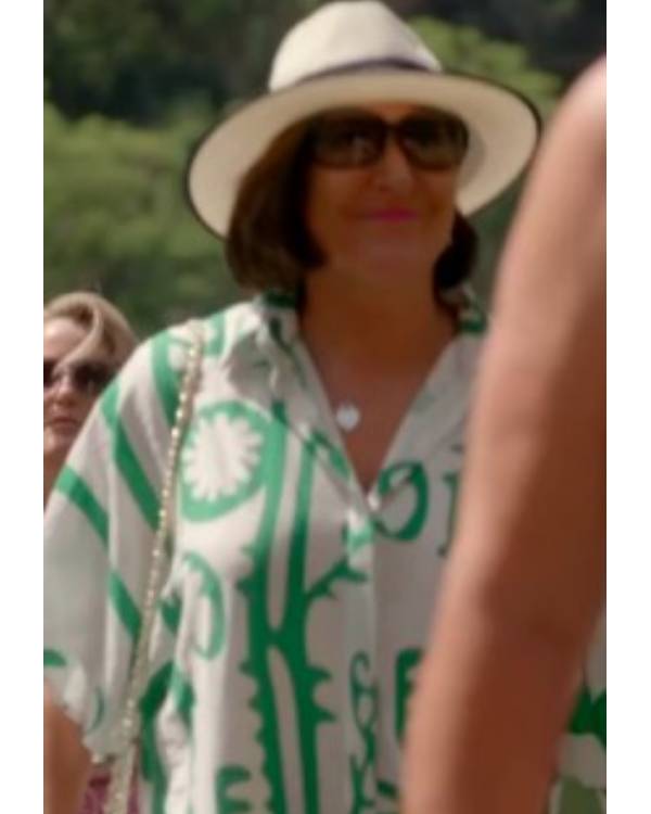Billion Dollar Playground Green & White Print Playsuit Superstar Jacket