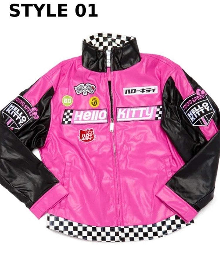 Box Lunch X Sanrio Hello Kitty Racing Jacket Super Star Jacket