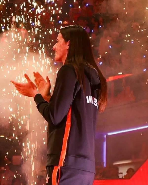 Caitlin Clark AT&T WNBA All-Star Game 2025 Jacket Superstar Jacket