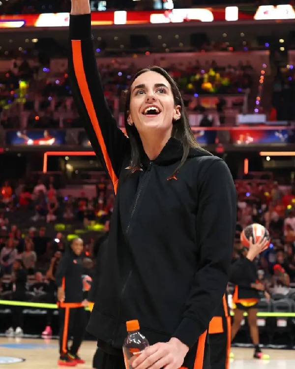 Caitlin Clark AT&T WNBA All-Star Game 2025 Jacket Superstar Jacket