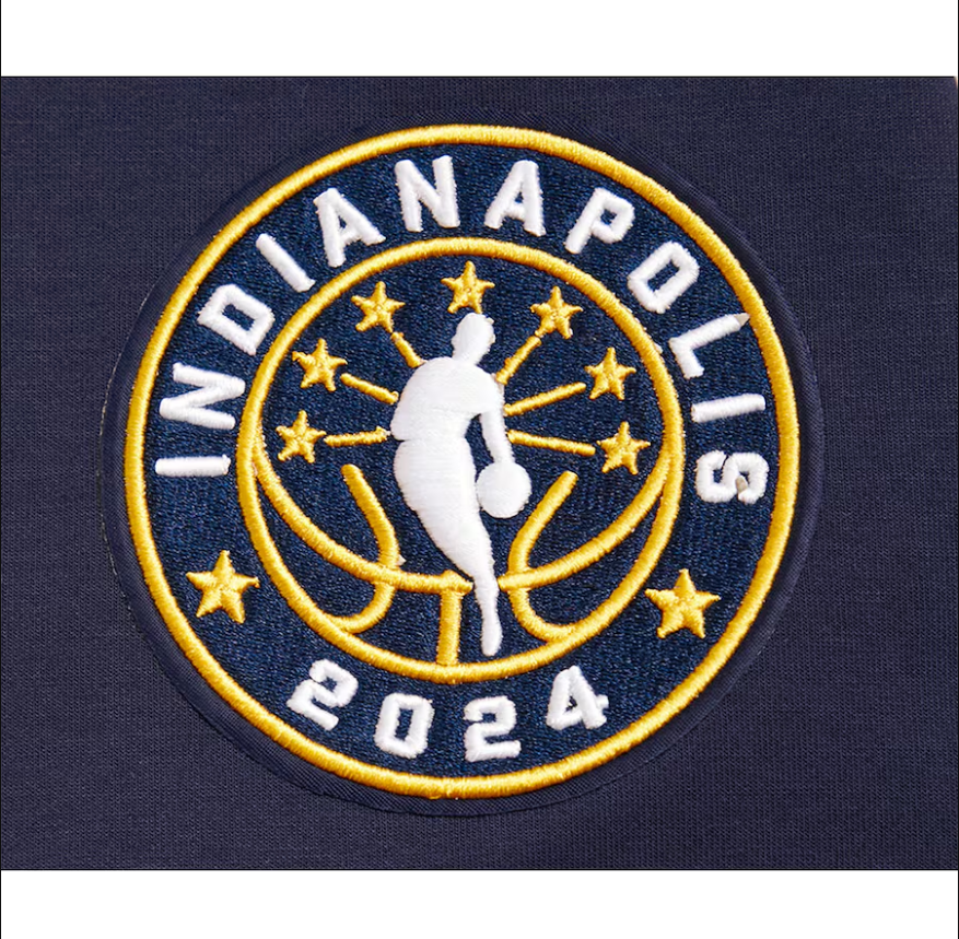 Unisex Pro Standard Navy 2024 NBA All-Star Game Warm-Up Short Sleeve Full-Snap Jacket Super Star Jacket