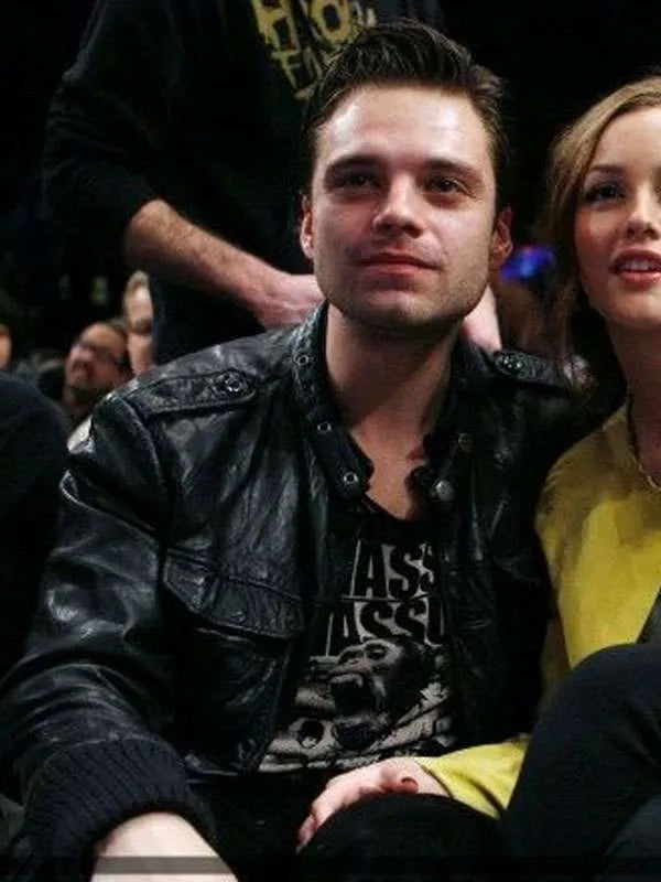 Carter Baizen Gossip Girl Black Leather Jacket Superstar Jacket