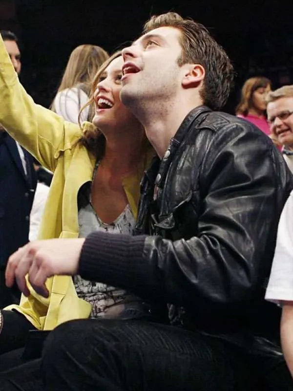 Carter Baizen Gossip Girl Black Leather Jacket Superstar Jacket