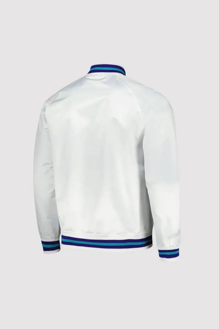 Charlotte Hornets Classics White Varsity Jacket