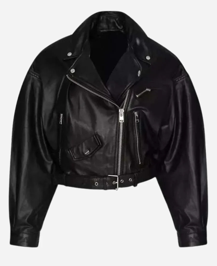 Chelsea DeBoer Down Home Fab S03 Black Leather Jacket