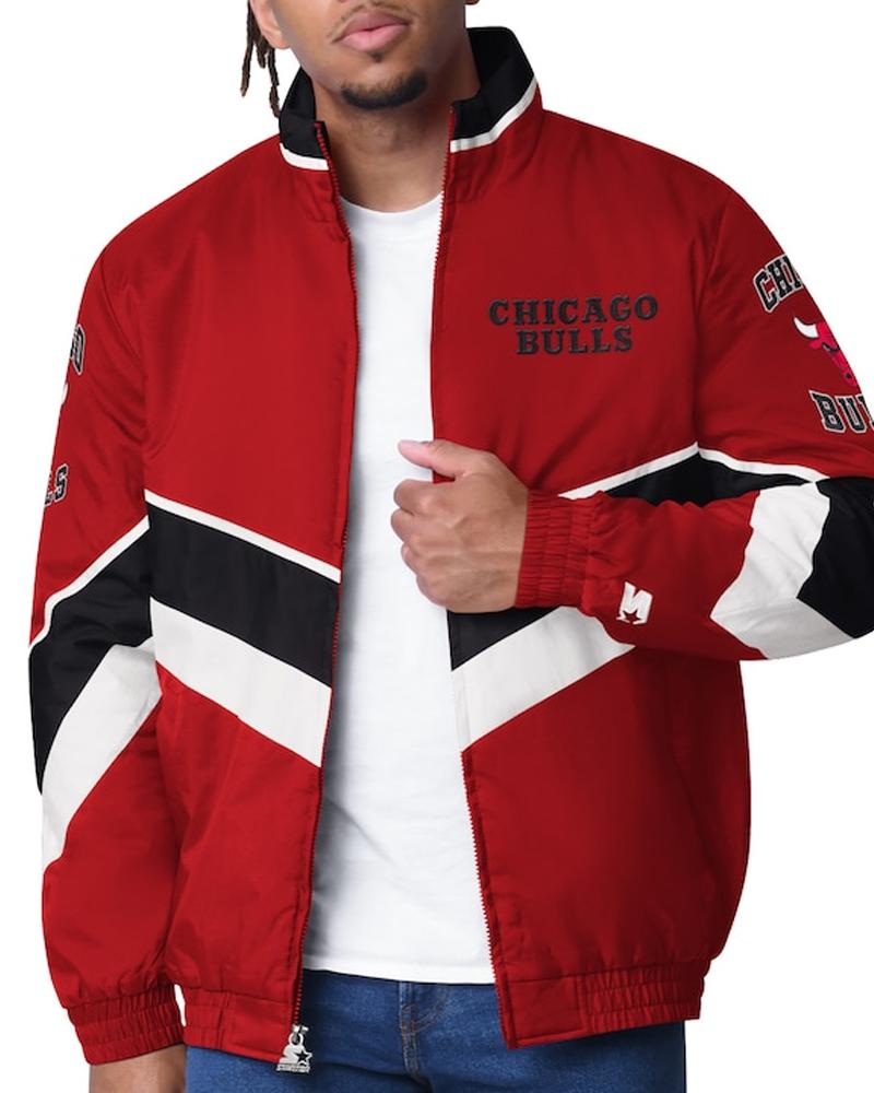 Chicago Bulls Captain Red Varsity Satin Jacket Super Star Jacket
