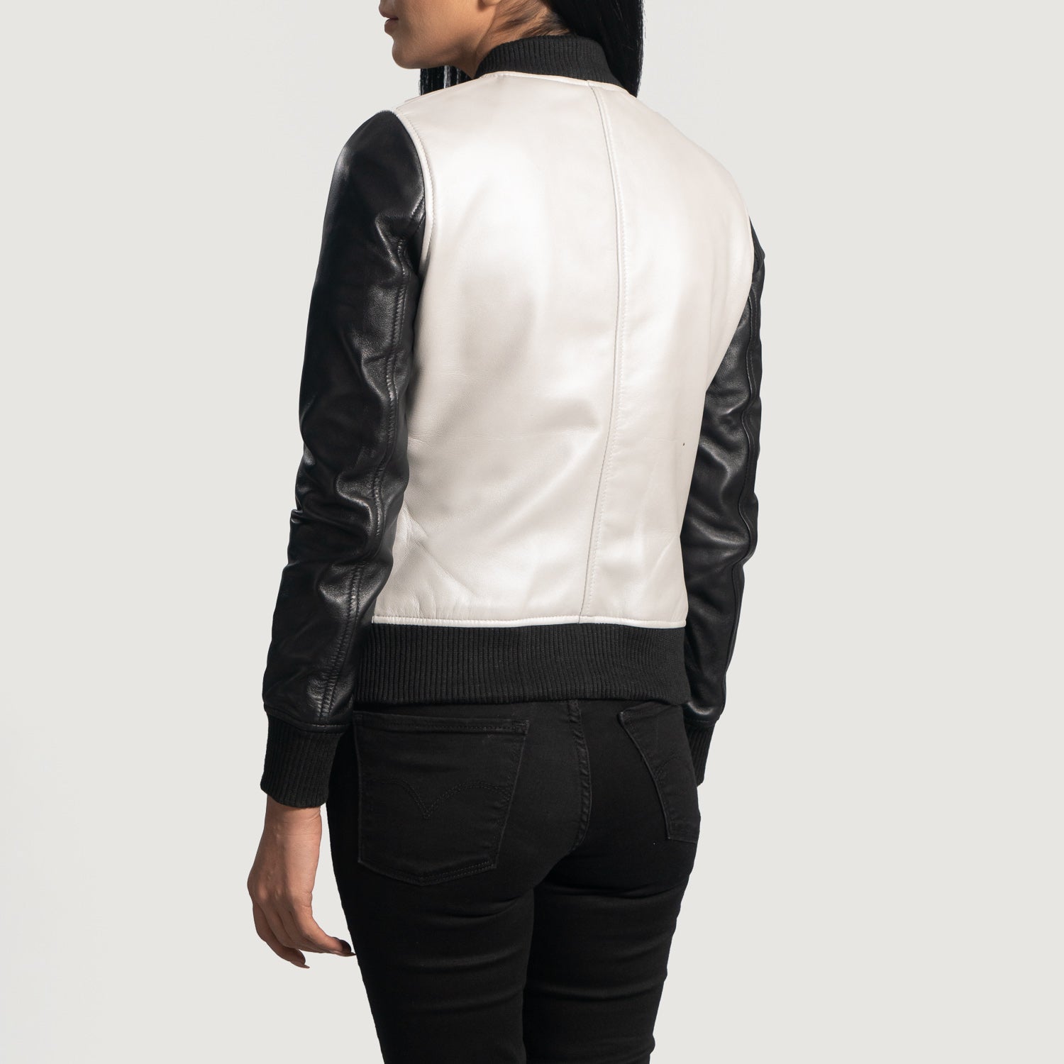 Cole Silver Leather Bomber Jacket Super Star Jacket