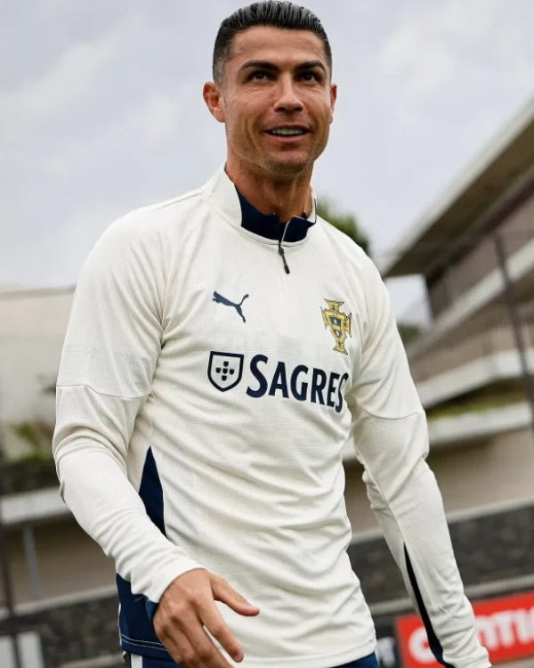 Cristiano Ronaldo Portugal 2025 Puma Training Sweatshirt Super Star Jacket