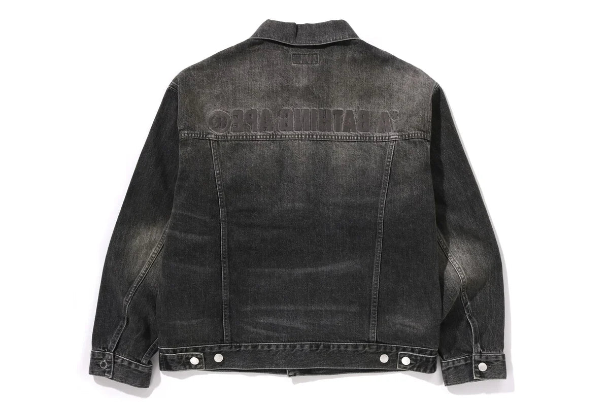 DISTRESSED 13OZ DENIM TRUCKER JACKET Super Star Jacket