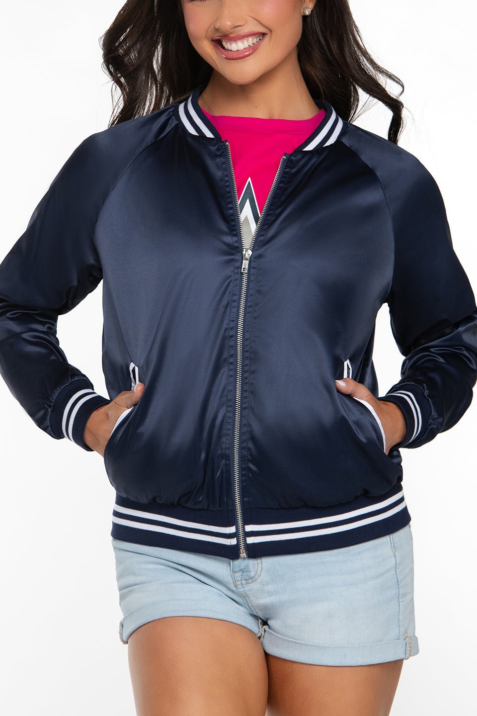 Dallas Cowboys Cheerleader Bomber Jacket Superstar Jacket