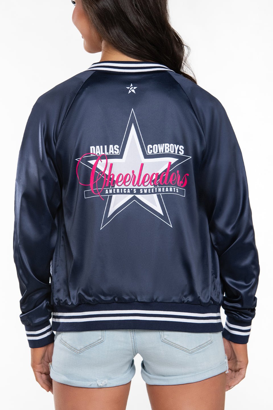 Dallas Cowboys Cheerleader Bomber Jacket Superstar Jacket