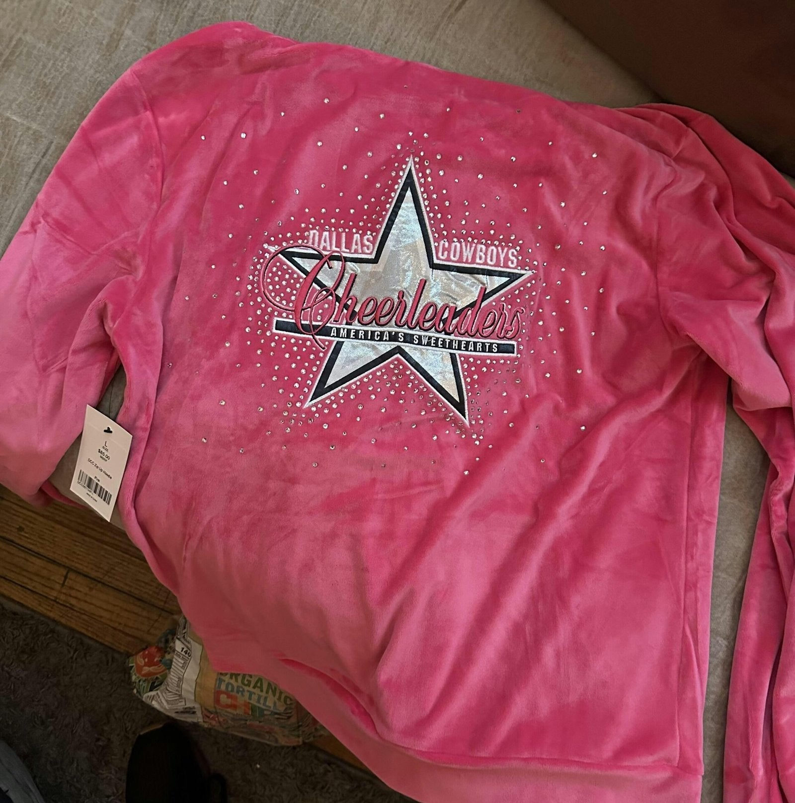 Dallas Cowboys Cheerleader Pink Hoodie Superstar Jacket