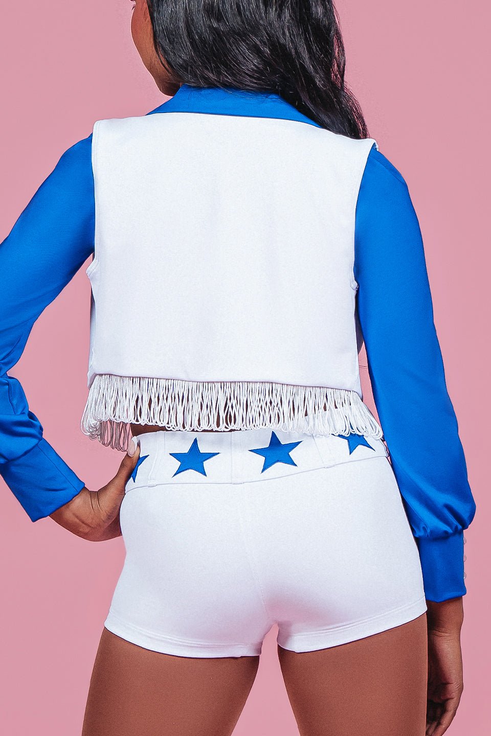 Dallas Cowboys Cheerleader Vest Superstar Jacket