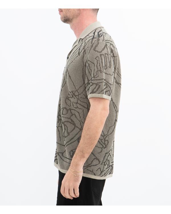 The Young And The Restless Jermaine Rivers Grey Printed Shirt Super Star Jacket
