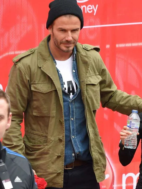 David Beckham Field Green Jacket Super Star Jacket
