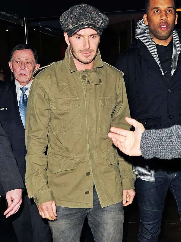 David Beckham Field Green Jacket Super Star Jacket