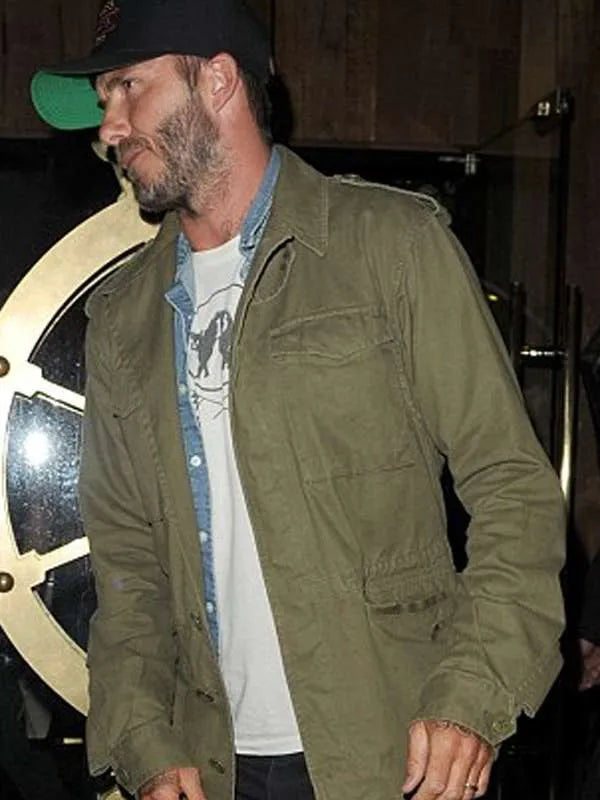 David Beckham Field Green Jacket Super Star Jacket