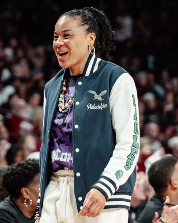 Dawn Staley Philadelphia Eagles Varsity Jacket Super Star Jacket