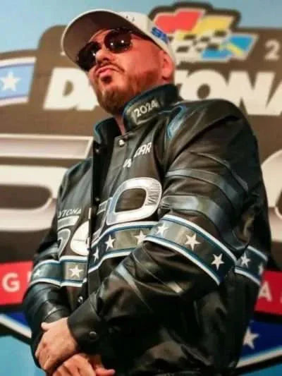 Daytona 500 Pitbull Black Leather Jacket Superstar Jacket