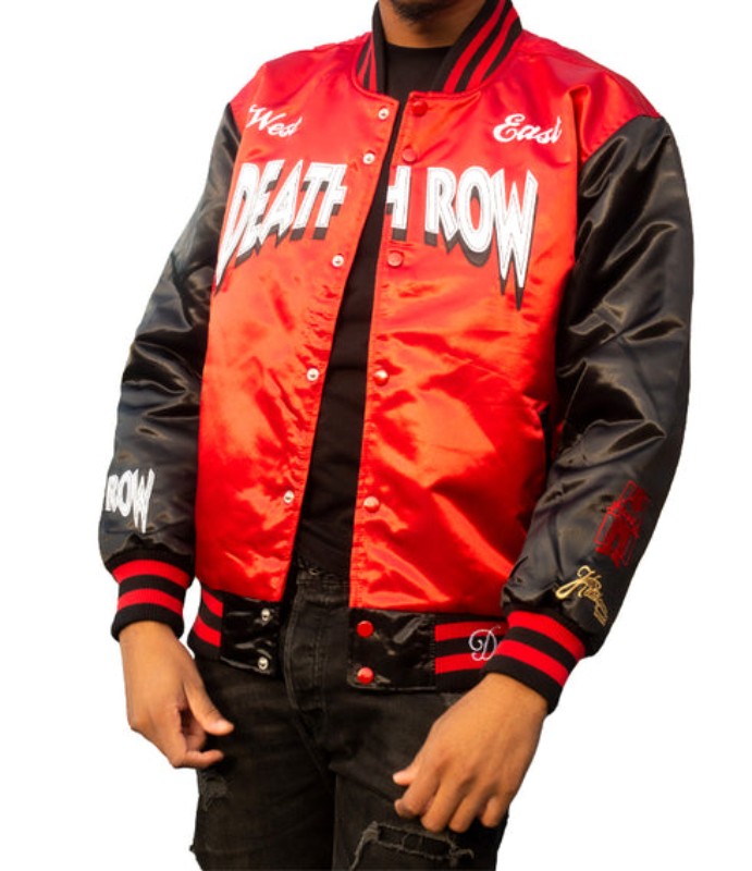 Death Row Records Red Satin Jacket Super Star Jacket