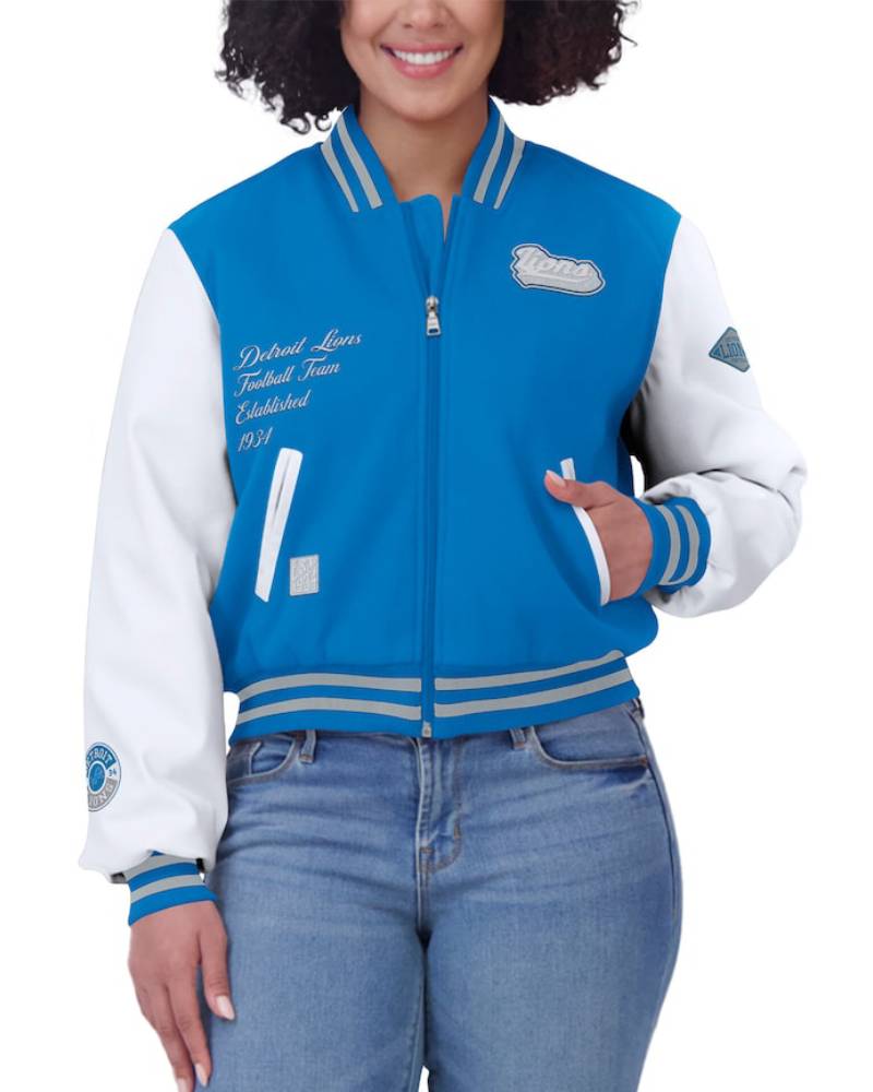 Detroit Lions Women’s Varsity Full-Zip Jacket