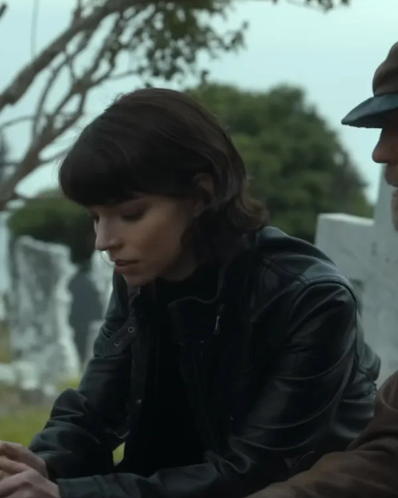 Anya Taylor-joy The Gorge Black Leather Jacket Super Star Jacket