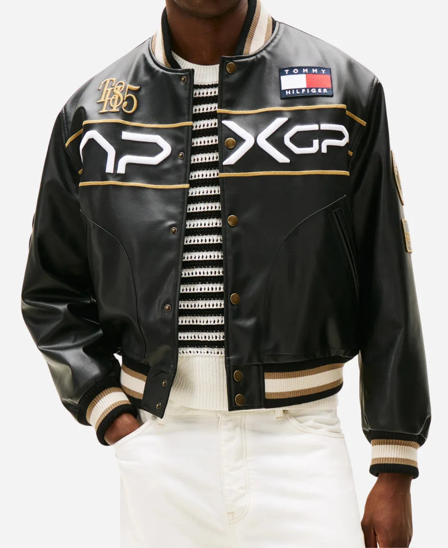 Tommy Hilfiger F1 Movie Racing Varsity Jacket Super Star Jacket