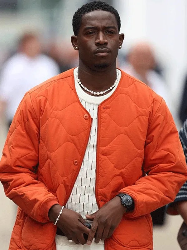 F1 The Movie Damson Idris Orange Jacket Super Star Jacket