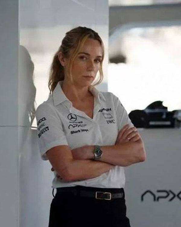 F1 The Movie Kerry Condon White Polo Shirt