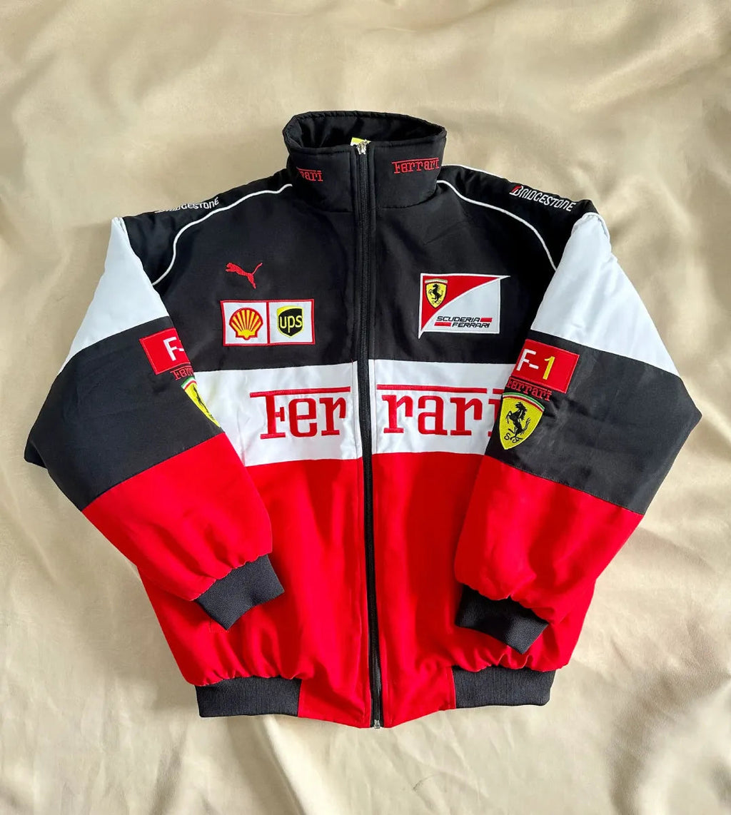 Ferrari F1 90s Vintage Racing Bomber Jacket Super Star Jacket