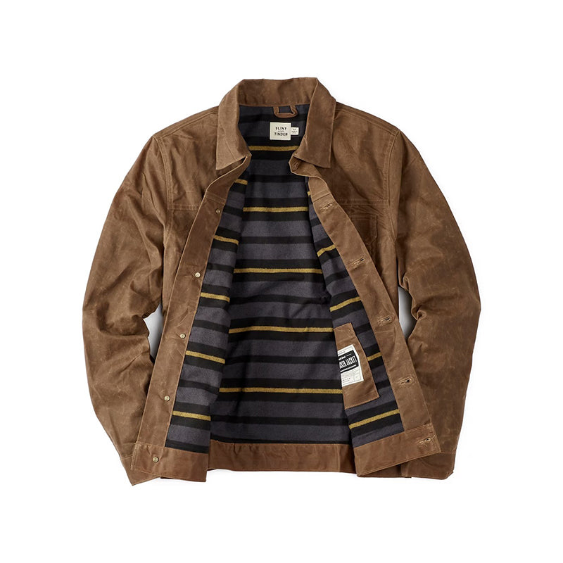 Flint And Tinder Waxed Trucker Jacket Super Star Jacket
