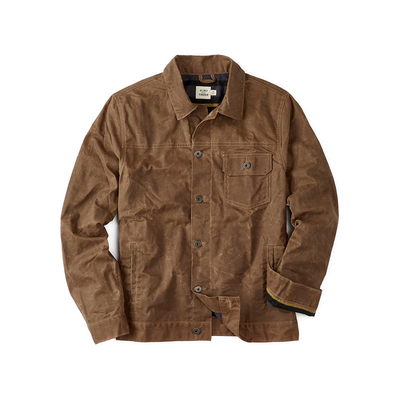 Flint And Tinder Waxed Trucker Jacket Super Star Jacket
