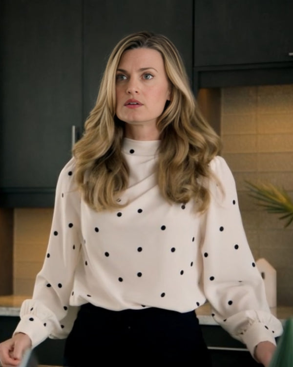 Following Yonder Star Brooke D’Orsay Polka Dots Shirt Super Star Jacket