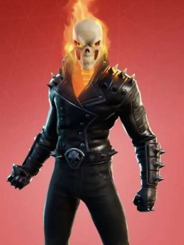 Fortnite Chapter 2 Ghost Rider Cup Leather Jacket Superstar Jacket
