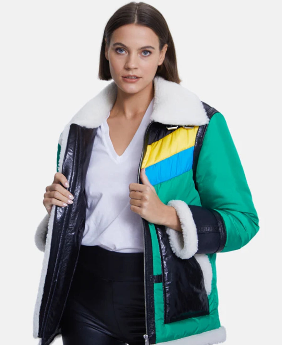 Men’s Aviator Shearling Jacket Super Star Jacket