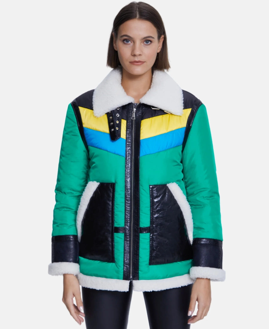 Men’s Aviator Shearling Jacket Super Star Jacket