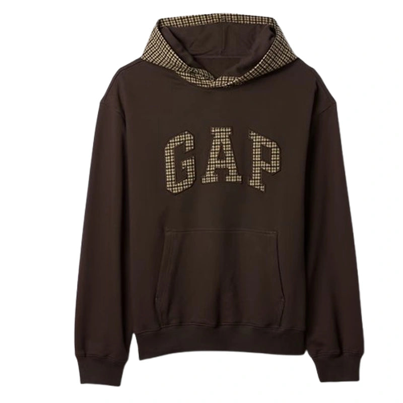 Gap Houndstooth Logo Hoodie Super Star Jacket