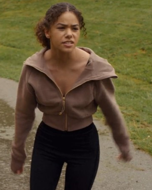 Ginny and Georgia Ginny Miller Brown Hoodie Super Star Jacket