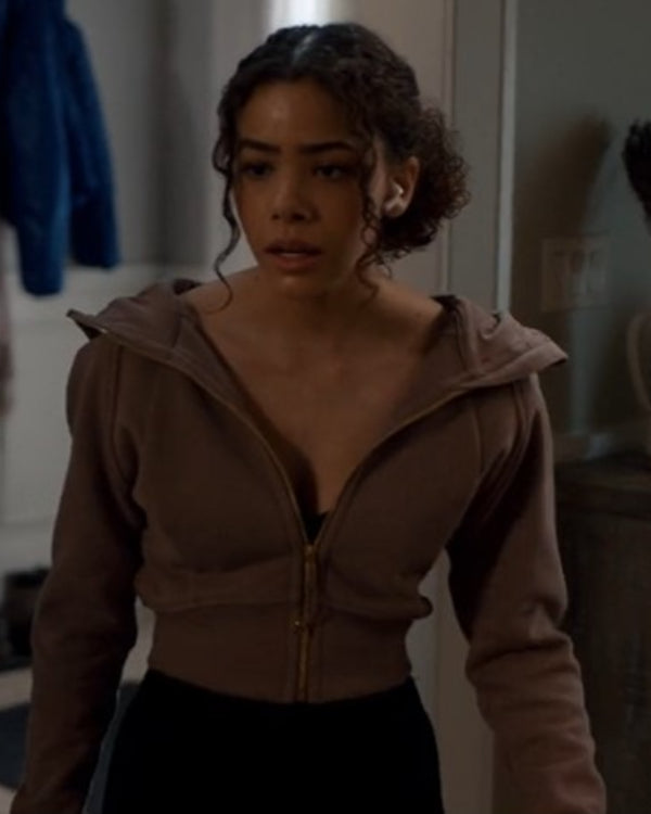 Ginny and Georgia Ginny Miller Brown Hoodie Super Star Jacket