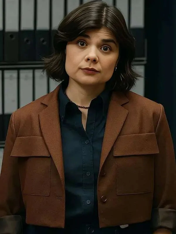 Gwyneth Keyworth Death Valley 2025 Brown Blazer Superstar Jacket
