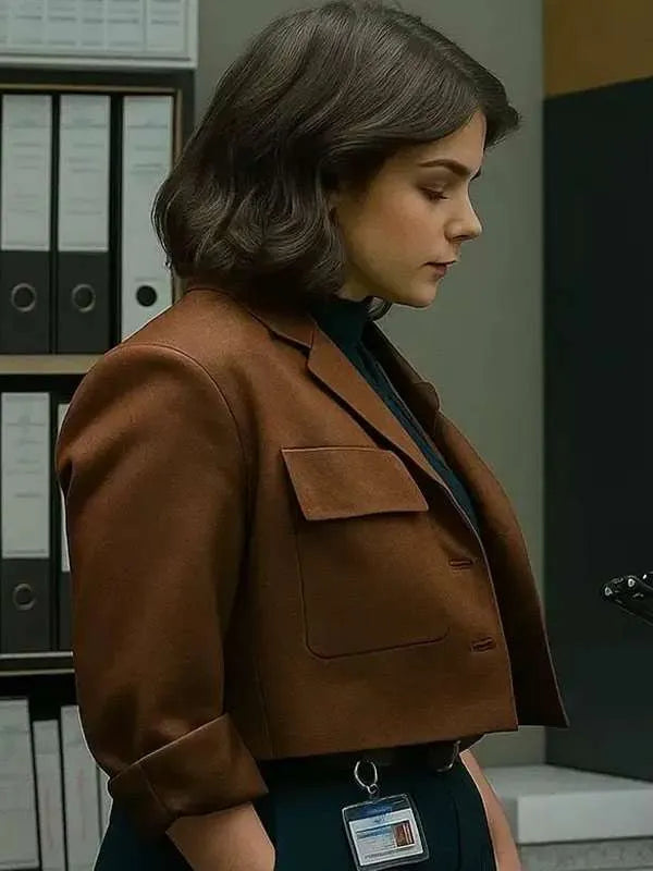Gwyneth Keyworth Death Valley 2025 Brown Blazer Superstar Jacket