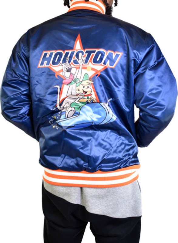 Houston Elroy Jetson Satin Jacket Super Star Jacket