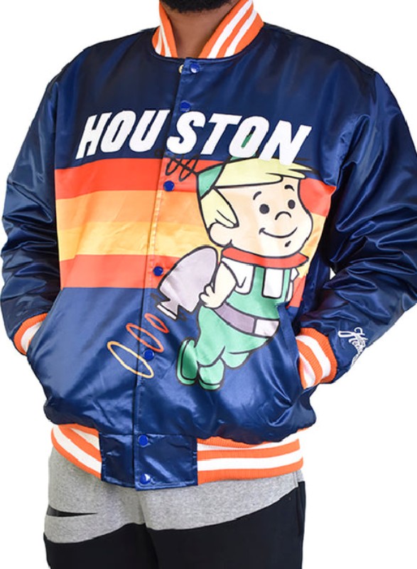 Houston Elroy Jetson Satin Jacket Super Star Jacket